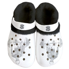 Load image into Gallery viewer, Men&#39;s Classic Clogs with Fleece white lifters clogs

