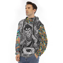 Load image into Gallery viewer, All-Over Print Men&#39;s Hoodie With Placket Double Zipper DJ Music Got Mad print
