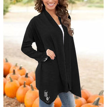 Load image into Gallery viewer, All-Over Print Women&#39;s Cardigan With Long Sleeve cougar mafia
