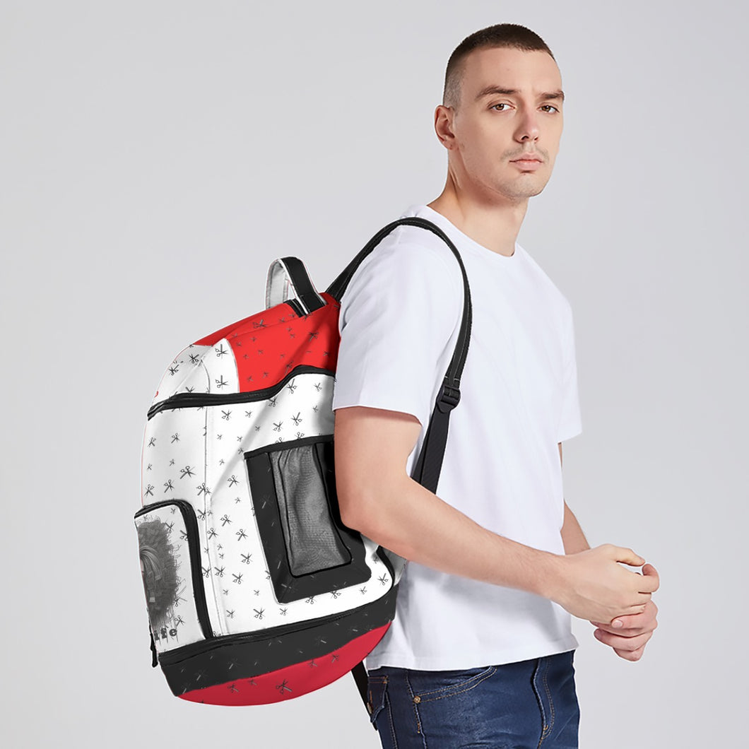 All-Over Print Multifunctional Backpack hair, life themed print
