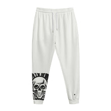 Load image into Gallery viewer, All-Over Print Men&#39;s Sweatpants | Interlock white weightlifting theme
