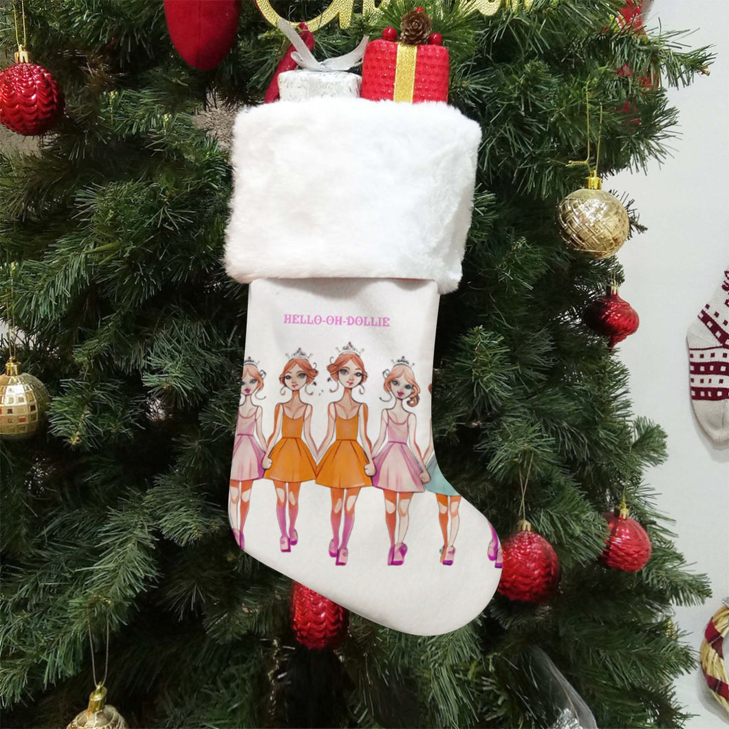 Hello-oh-Dollie #172 HOD All-Over Print Christmas Socks