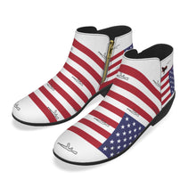 Load image into Gallery viewer, #COCKNLOAD101 Men&#39;s Fashion Boots patriotic, print
