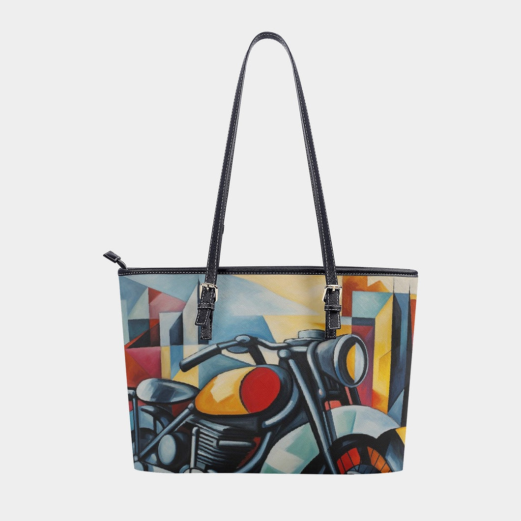 Women's Tote Bag | PU 295 abstract, motorcycle