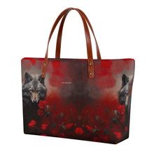Load image into Gallery viewer, Women&#39;s Tote Bag | Diving Cloth wolf mom
