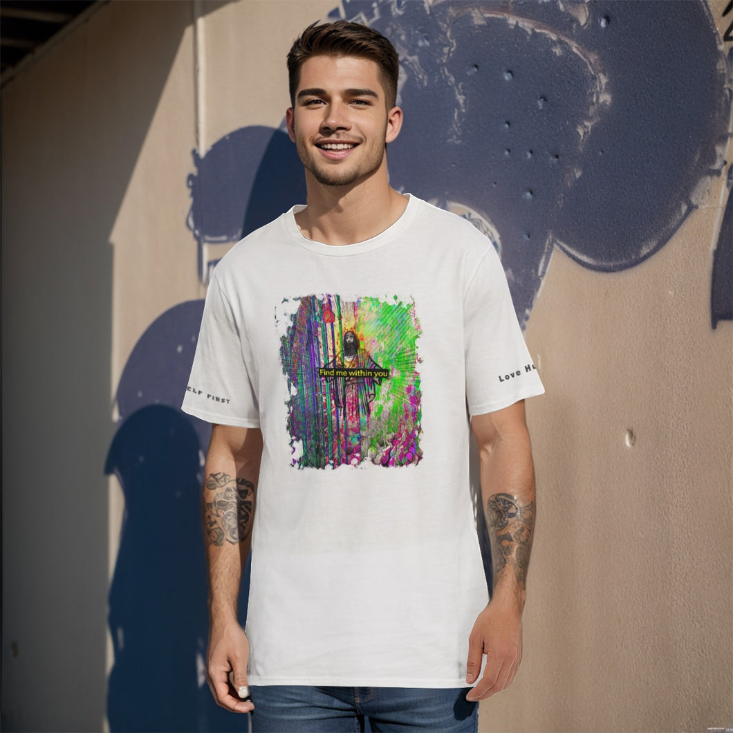 All-Over Print Men's O-Neck T-Shirt | 190GSM Cotton God is within