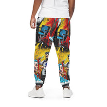 Load image into Gallery viewer, All-Over Print Unisex Pants | 310GSM Cotton barber shop, theme, print 19
