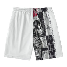 Load image into Gallery viewer, All-Over Print Men‘s Beach Shorts With Lining summer vibes skull checkard print
