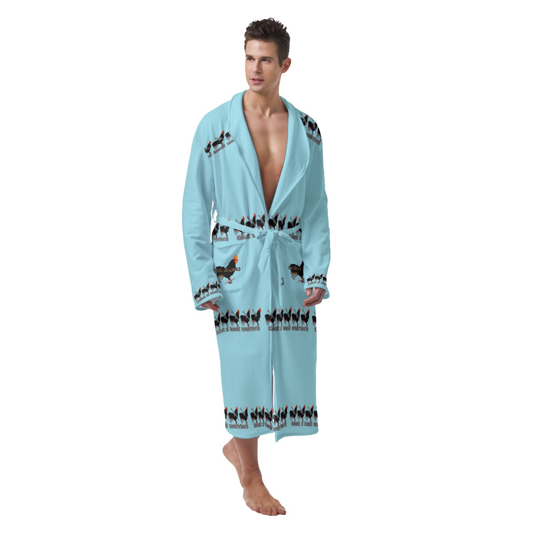 #500 cocknload All-Over Print Men's Heavy Fleece Robe