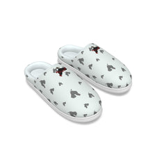 Load image into Gallery viewer, #calblk/wh Men&#39;s Plush Slippers
