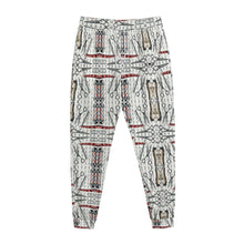 Load image into Gallery viewer, All-Over Print Men&#39;s Sweatpants | Interlock themed barber3
