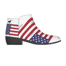 Load image into Gallery viewer, #COCKNLOAD101 Men&#39;s Fashion Boots patriotic, print
