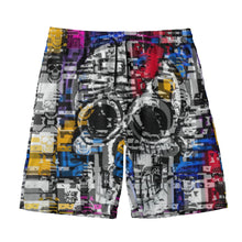 Load image into Gallery viewer, All-Over Print Men‘s Beach Shorts With Lining summer vibes skull colorful print
