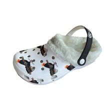 Load image into Gallery viewer, #500 cocknload Men&#39;s Classic Clogs with Fleece gun print
