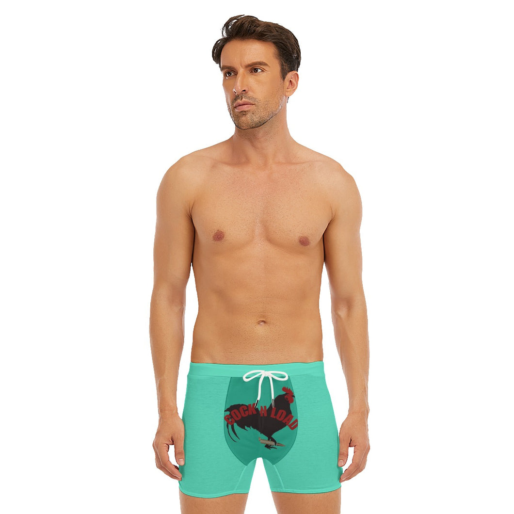 #calteal Men's Boxer Briefs With Waist Elastic Band