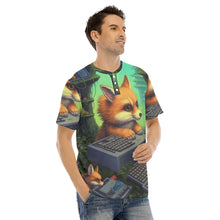 Load image into Gallery viewer, Men&#39;s Short Sleeve T-shirt With Button Closure #y101
