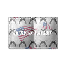 Load image into Gallery viewer, American Theme print Men&#39;s Leather Wallet (Model 1612)
