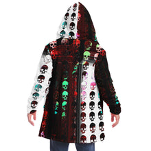 Load image into Gallery viewer, Skull themed print snug hoodie
