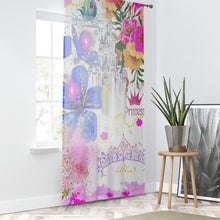 Load image into Gallery viewer, Amelia Rose princess print Window Curtain
