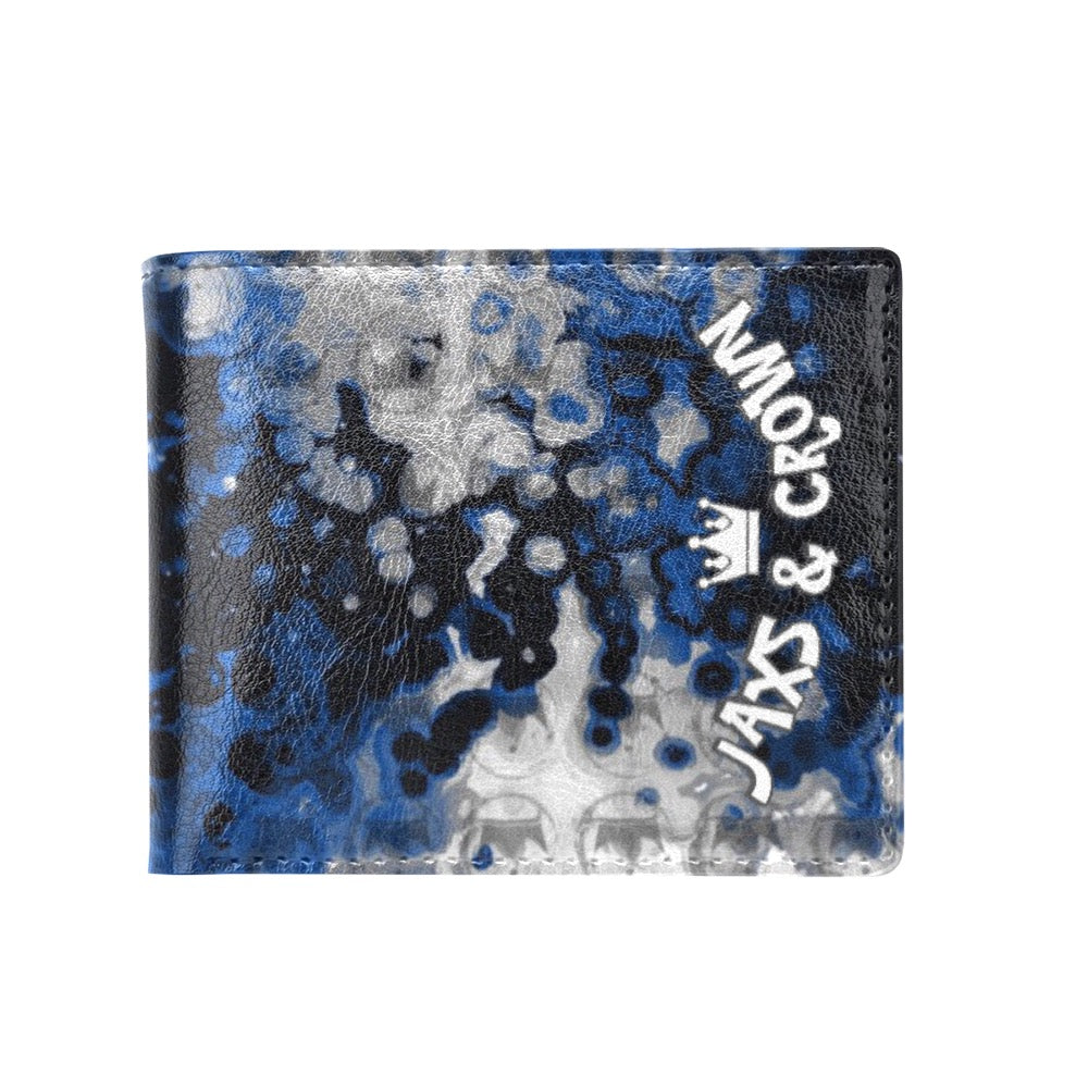 Moon abstract print wallet Bifold Wallet with Coin Pocket (Model 1706)