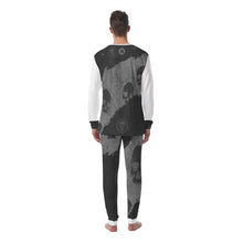 Load image into Gallery viewer, Blk/grey skull Print Men&#39;s Pajamas
