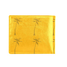 Load image into Gallery viewer, Palm tree print wallet Bifold Wallet with Coin Pocket (Model 1706)
