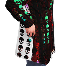 Load image into Gallery viewer, Skull themed print snug hoodie

