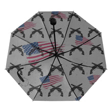 Load image into Gallery viewer, American Theme print Anti-UV Foldable Umbrella (Underside Printing) (U07)
