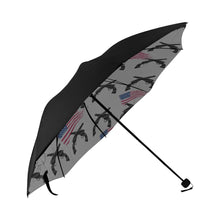 Load image into Gallery viewer, American Theme print Anti-UV Foldable Umbrella (Underside Printing) (U07)
