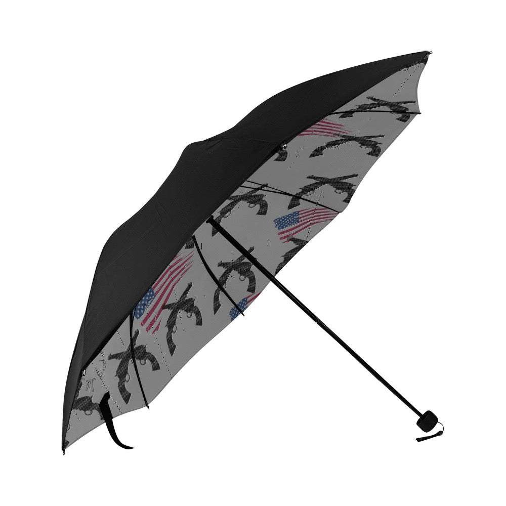 American Theme print Anti-UV Foldable Umbrella (Underside Printing) (U07)