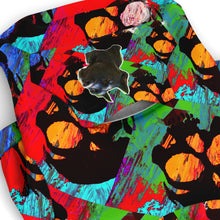 Load image into Gallery viewer, Doberman print zip up hoodie, dog apparel
