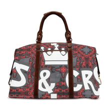 Load image into Gallery viewer, Red Harmony abstract Classic Travel Bag (Model 1643) Remake
