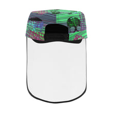 Load image into Gallery viewer, skull print Military Style Cap (Detachable Face Shield)
