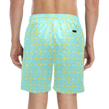 Load image into Gallery viewer, Jaxs n crown print Men&#39;s Mid-Length Beach Shorts (Model L51)
