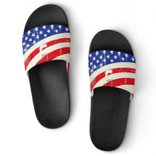 Load image into Gallery viewer, #SWS17 PATRIOTIC PVC home slippers (men&#39;s and women&#39;s)
