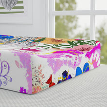Load image into Gallery viewer, Amelia Rose princess print pink Baby Changing Pad Cover
