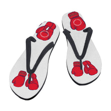 Load image into Gallery viewer, Knock out print D40 Flip Flops
