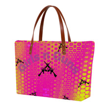 Load image into Gallery viewer, Girls n Guns pink print D44 Cloth Totes

