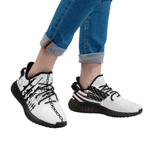 Load image into Gallery viewer, American strong print D14 Breathable Mesh Knit Sneaker - Black
