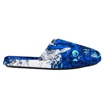 Load image into Gallery viewer, Blu abstract print D35 Slippers unisex
