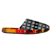 Load image into Gallery viewer, Skateboard art print D35 Slippers
