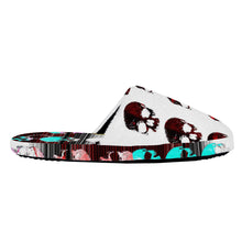 Load image into Gallery viewer, Multicolored skull print D35 Slippers unisex
