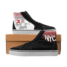 Load image into Gallery viewer, CITYBOY NYC Print Men&#39;s High Top Skateboarding Shoes (Model E001-1)
