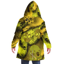 Load image into Gallery viewer, Drum/skull print cloak jacket
