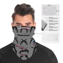 Load image into Gallery viewer, America first Printed Snood Scarf/Bandana
