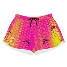 Load image into Gallery viewer, Girls n Guns pink print D75 Women&#39;s All Over Print Casual Shorts
