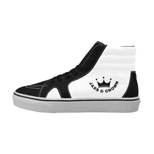 Load image into Gallery viewer, JAXS n crown print Men&#39;s High Top Skateboarding Shoes (Model E001-1)
