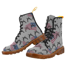 Load image into Gallery viewer, American Theme print Martin Boots For Women Model 1203H
