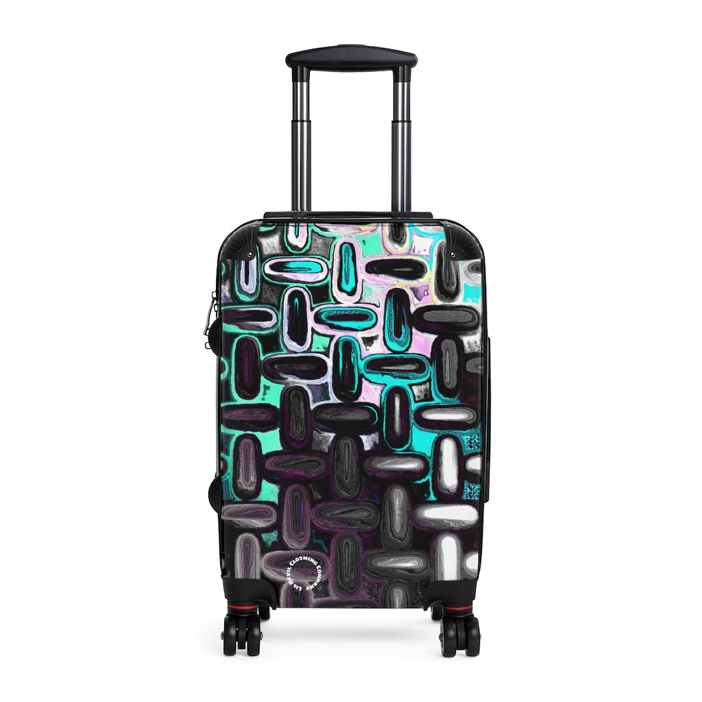 Multicolored abstract print Cabin Suitcase