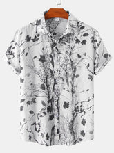 Load image into Gallery viewer, Men&#39;s Floral Short Sleeve Shirts Youth Men&#39;s Men&#39;s Shirts
